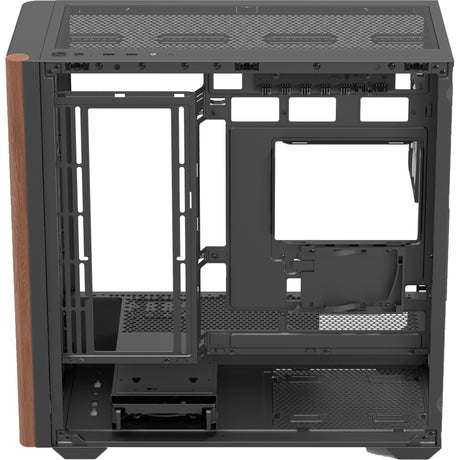 Obudowa mini tower Aerocool b301a (czarna | 1x USB-A | 1x USB-C | RGB)