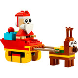 Lego Creator - zabawka konstrukcyjna przejażdżka saniami Świętego Mikołaja (30670)