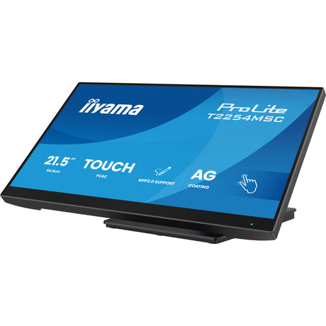 Monitor dotykowy Iiyama prolite t2254msc-b2ag 21,5 (czarny, HDMI, Display Port, VGA, 2x USB-A, USB-B)