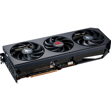 Karta graficzna Powercolor Radeon RX 9070 XT Hellhound 16 GB OC (czarna, RDNA4, GDDR6, 3x Display Port, 1x HDMI)