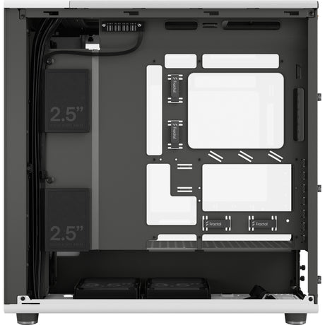 Fractal Design North XL RC Chalk White TG Clear Obudowa Midi Tower (biały kolor drewna | 2x USB-A | 1x USB-C | szkło hartowane)