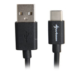Kabel Sharkoon USB-A 2.0 - USB-C (czarny, 3 metry)