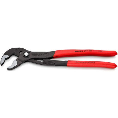 Szczypce do pomp wodnych Knipex Cobra 8701300 (czerwone, 300 mm)