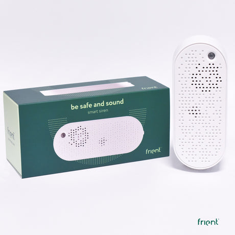 Frient smart siren eu siren (biały, zigbee 3.0)