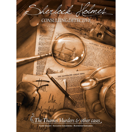 Asmodee Sherlock Holmes detektyw konsultacyjny: Tamiza morderstwa inne sprawy gra planszowa (angielski, 1–8 graczy, 60–90 minut, od 12 lat)