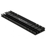 Delock Radiator płaski 100 mm dla modułu m.2 (czarny)