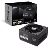 Modułowy zasilacz Asus Tuf Gaming Gold o mocy 1200 W (czarny, 2x 12 V-2x6, 3x pcie)