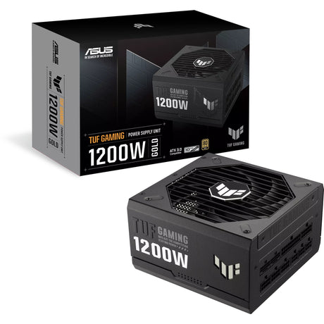 Modułowy zasilacz Asus Tuf Gaming Gold o mocy 1200 W (czarny, 2x 12 V-2x6, 3x pcie)