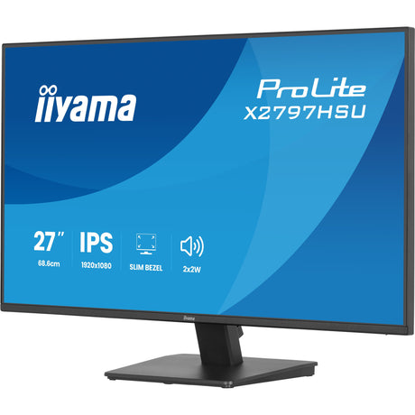 Monitor Iiyama prolite x2797hsu-b1 27 (czarny, 120 Hz, HDMI, Display Port, USB-C, audio)