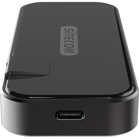 Adapter Sitecom USB-C na HDMI + Gigabit LAN (czarny)