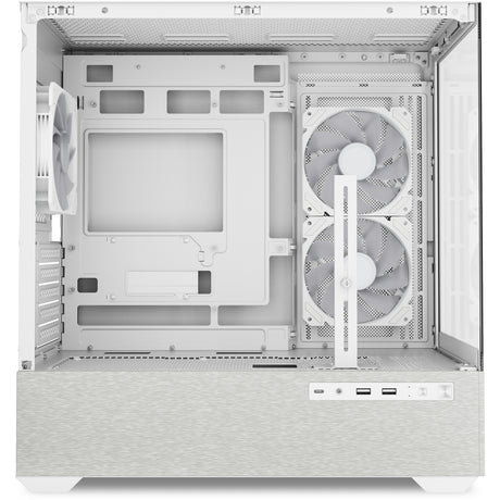 Obudowa mini tower Sharkoon mk7 argb (biała | 2x USB-A | 1x USB-C | RGB | szkło hartowane)