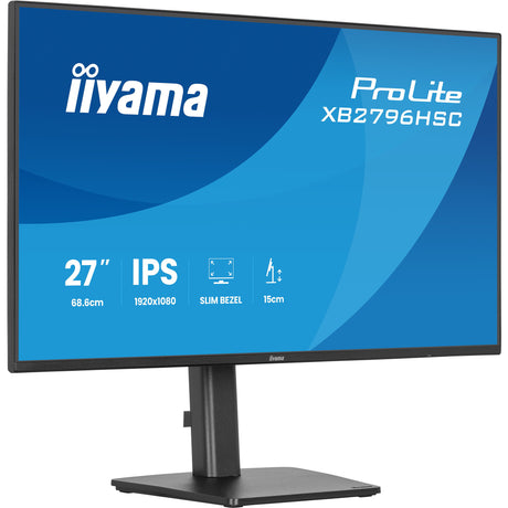 Monitor Iiyama prolite xb2796hsc-b1 27 (czarny (matowy), 144 Hz, HDMI, USB-C, audio)