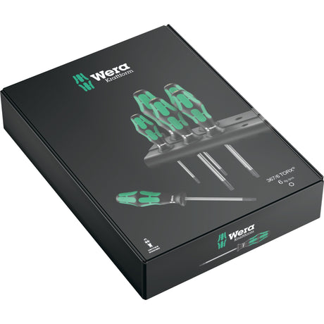 Zestaw wkrętaków Wera 367 6 kraftform plus (czarno-zielony, 6-częściowy)