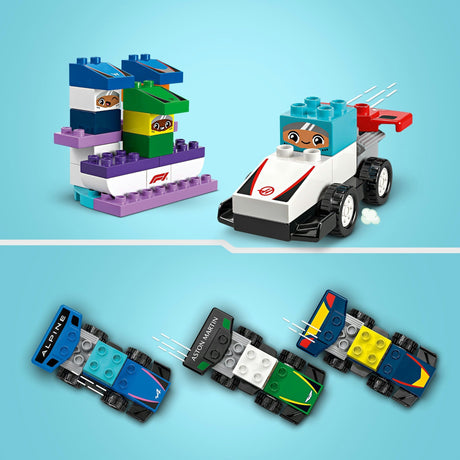 LEGO Duplo Town 10445 Samochody wyścigowe i kierowcy zespołu F1