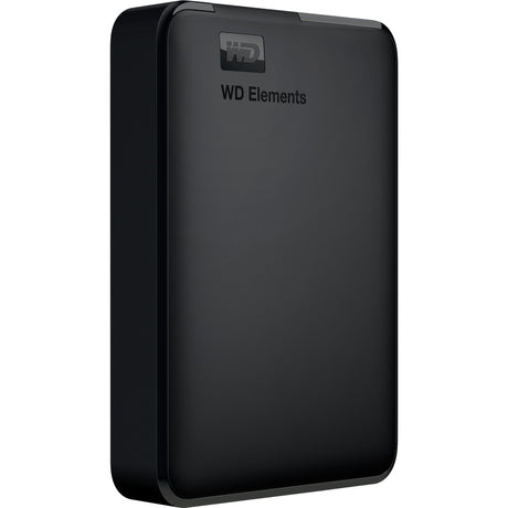 Przenośny zewnętrzny dysk twardy Wd Elements 5 TB (czarny, bu6y0050bbk-wesn, micro-USB-B 3.2 (5 GBit s))