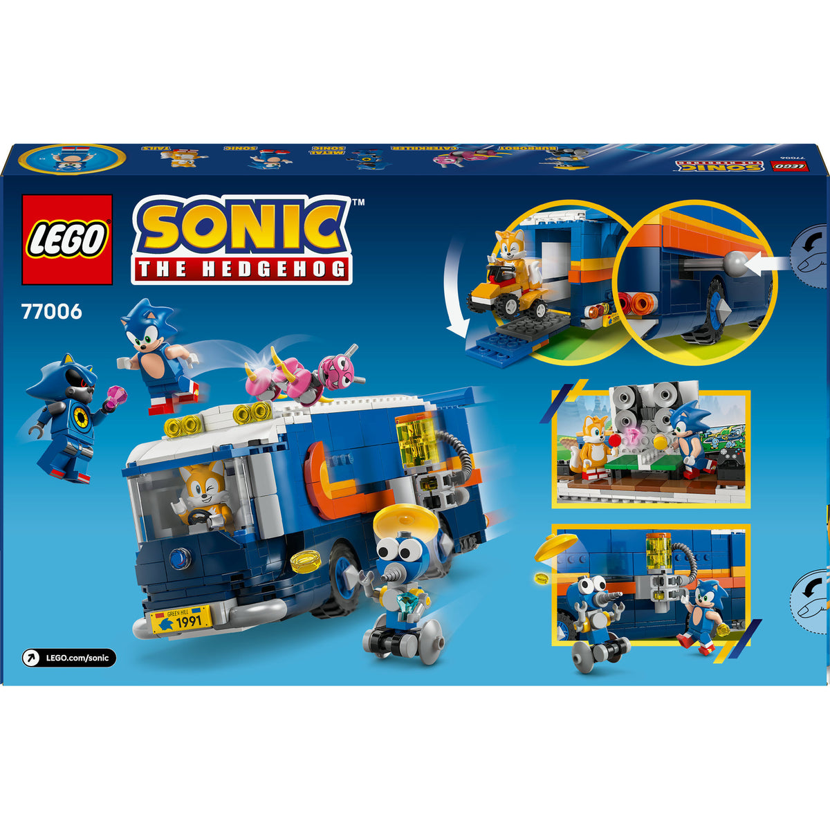 Lego® Sonic the Hedgehog™ Zespół Sonic Command Truck — 77006
