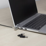 Zamek do laptopa akt ac9030 szary 2000 mm