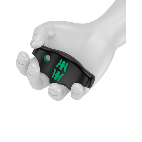 Wera 454 10 hf zestaw imperial 1 zestaw kluczy L z uchwytem T hex-plus (czarno-zielony, z funkcją przytrzymywania, kciuki, 10 sztuk)