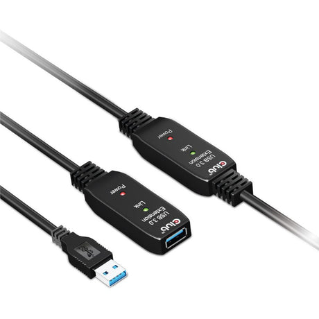 Aktywny przedłużacz USB 3.2 Gen 1 Club 3D USB 3.2 Gen 1 (czarny, 15 metrów)