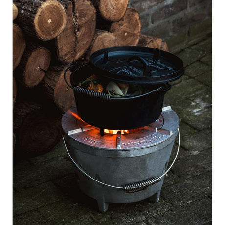 Patelnia do gotowania The Windmill Dutch Oven 4,5 qt (czarna, ø 25,5 cm | 3,8 litra)