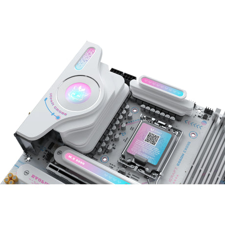 Płyta główna Maxsun MS-Icraft B860M Cross Socket 1851 (biała, RAID, 5 GB-LAN, WLAN, BT, dźwięk, µATX)