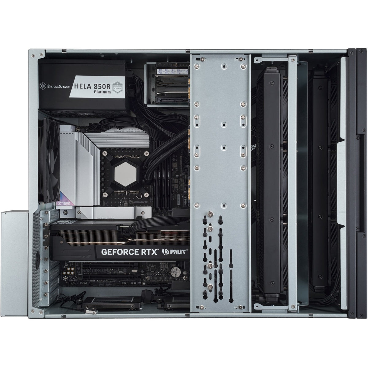 Obudowa serwerowa Silverstone RM52 (czarna | 2x USB-A | 1x USB-C)
