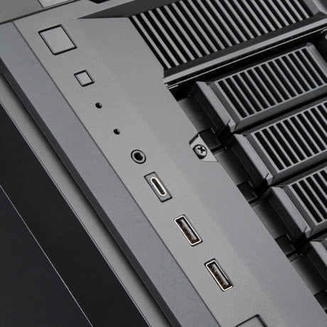 Obudowa mini tower Silverstone CS382 (czarna | 2x USB-A | 1x USB-C)