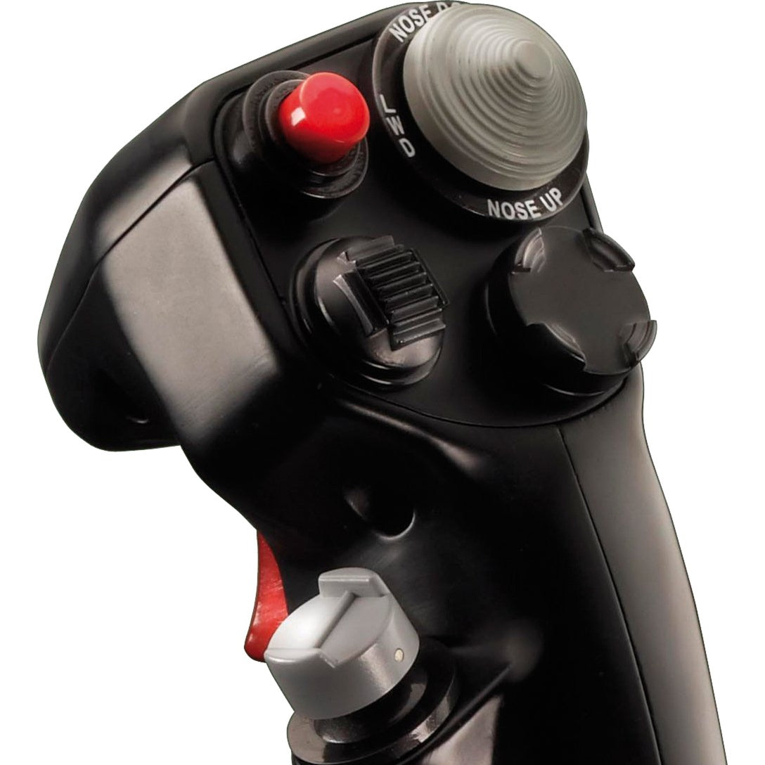 Thrustmaster Hotas Warthog Joystick i przepustnica do gier Hotas (czarne srebro, PC)