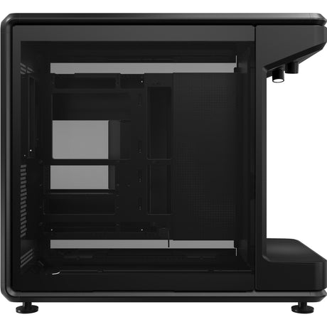 Cooler master masterframe 360 stage obudowa midi tower LCD (czarna | 2x USB-A | 1x USB-C | szkło hartowane)