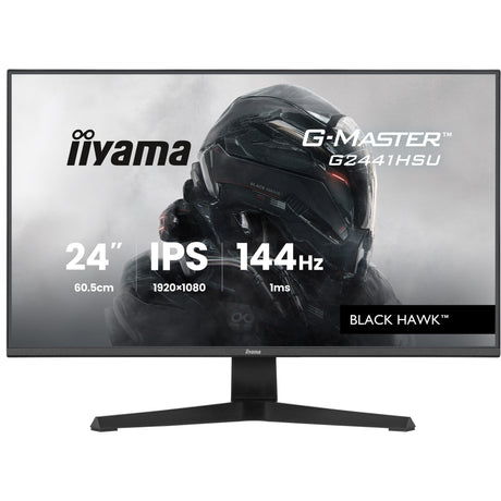 Monitor do gier Iiyama G-Master Black Hawk G2441HSU-B1 23.8 (czarny, HDMI, DisplayPort, 2x USB-A, USB-B, 144 Hz)