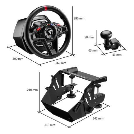Thrustmaster t128 simtask farming pack simulatorset (zwart, playstation 5, pc)