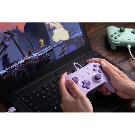 Przewodowy gamepad 8bitdo Ultimate 2c (liliowy)