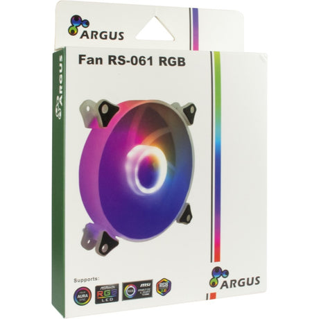 Wentylator obudowy Inter-tech Argus RS-061 RGB (120 x 120 x 25 mm, pwm)