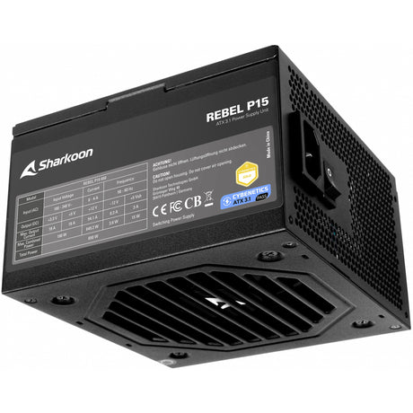 Zasilacz Sharkoon Rebel P15 650 W (czarny, 1x 12v-2x6, 2x pcie)