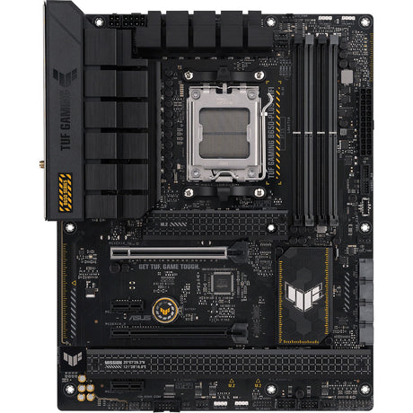 Płyta główna Asus Tuf Gaming B650-Plus WiFi Socket AM5 (czarna jasnopomarańczowa, RAID, 2,5 GB-LAN, Wi-Fi 6, BT 5.2, dźwięk, ATX)
