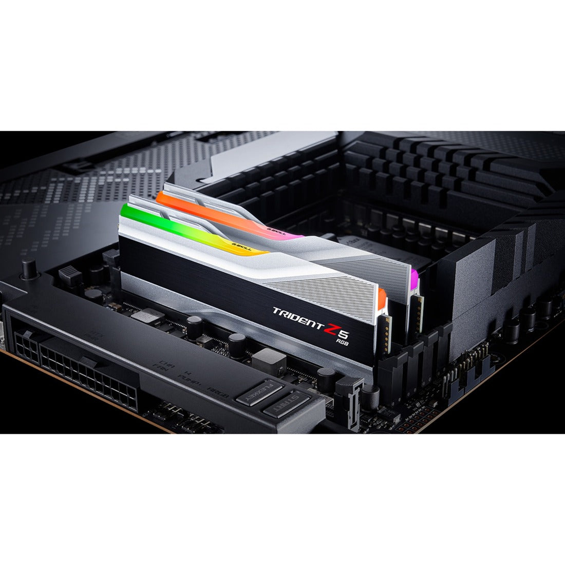 G.skill trident z5 rgb 32 gb ddr5-6400 (2x 16 gb) RAM (srebrny, f5-6400j3239g16gx2-tz5rs, xmp 3.0)