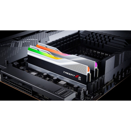 G.skill trident z5 rgb 32 gb ddr5-6400 (2x 16 gb) RAM (srebrny, f5-6400j3239g16gx2-tz5rs, xmp 3.0)