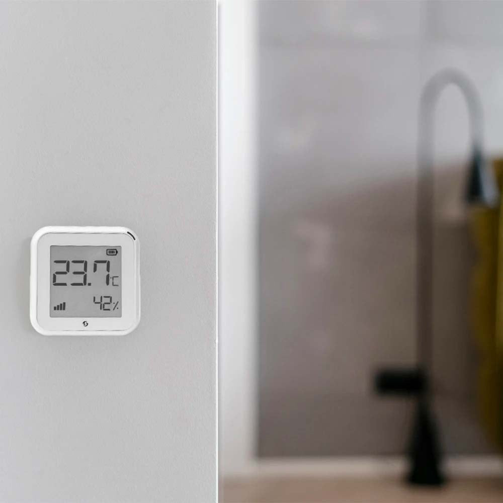 Shelly plus h t miernik temperatury i wilgotności (biały, WiFi, Bluetooth)