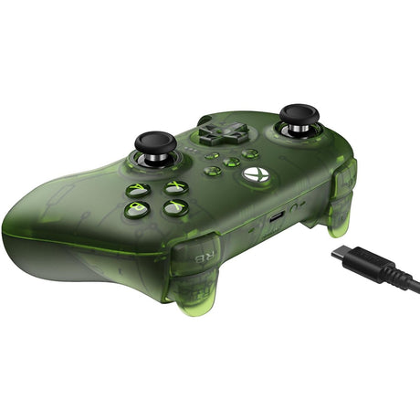 Kontroler 8bitdo Ultimate z 3 trybami dla konsoli Xbox (zielony przezroczysty, Xbox Series x|s, Xbox One, PC, Bluetooth USB-C 2,4 GHz)