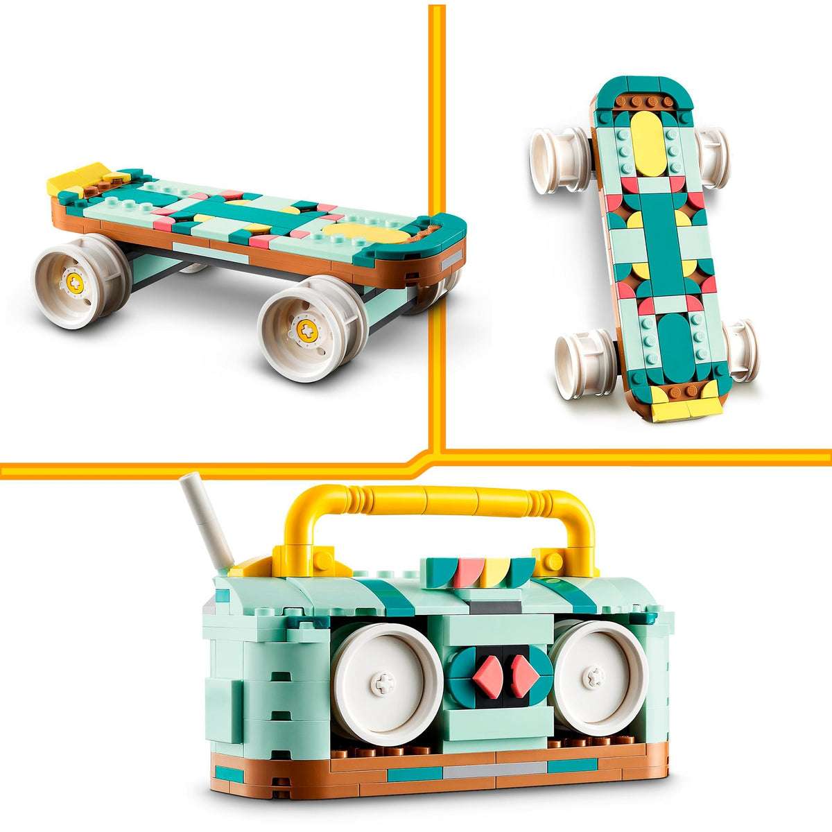 Lego Creator Wrotki 3w1 retro - 31148