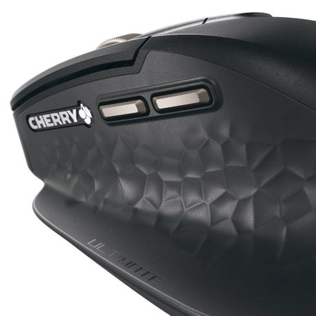 Zestaw komputerów stacjonarnych Cherry Stream Ultimate Wireless (czarny, układ amerykański (QWERTY), technologia nożycowa sx, 100%, 4000 dpi, białe diody LED, abs, Bluetooth USB 2,4 GHz)