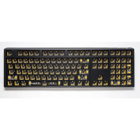 Ducky one 3 ansi układ barebone klawiatura mechaniczna rgb (czarna, układ us (qwerty), 100%, diody rgb, hot swap, barebone)