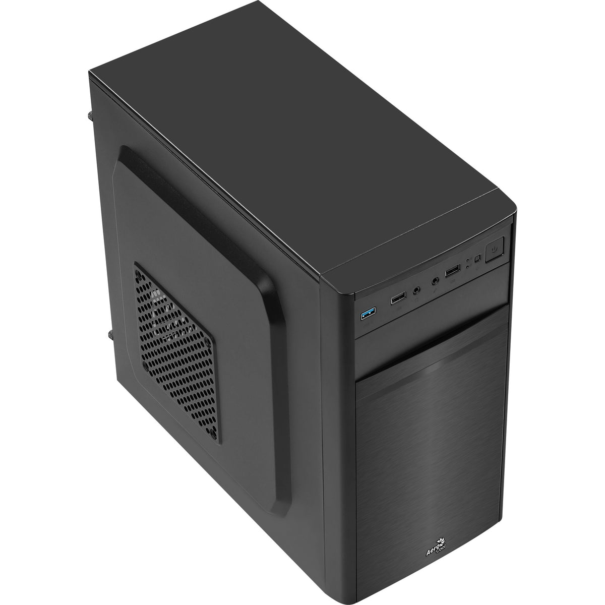 Obudowa typu mini tower Aerocool CS-103 (czarna | 3x USB-A)