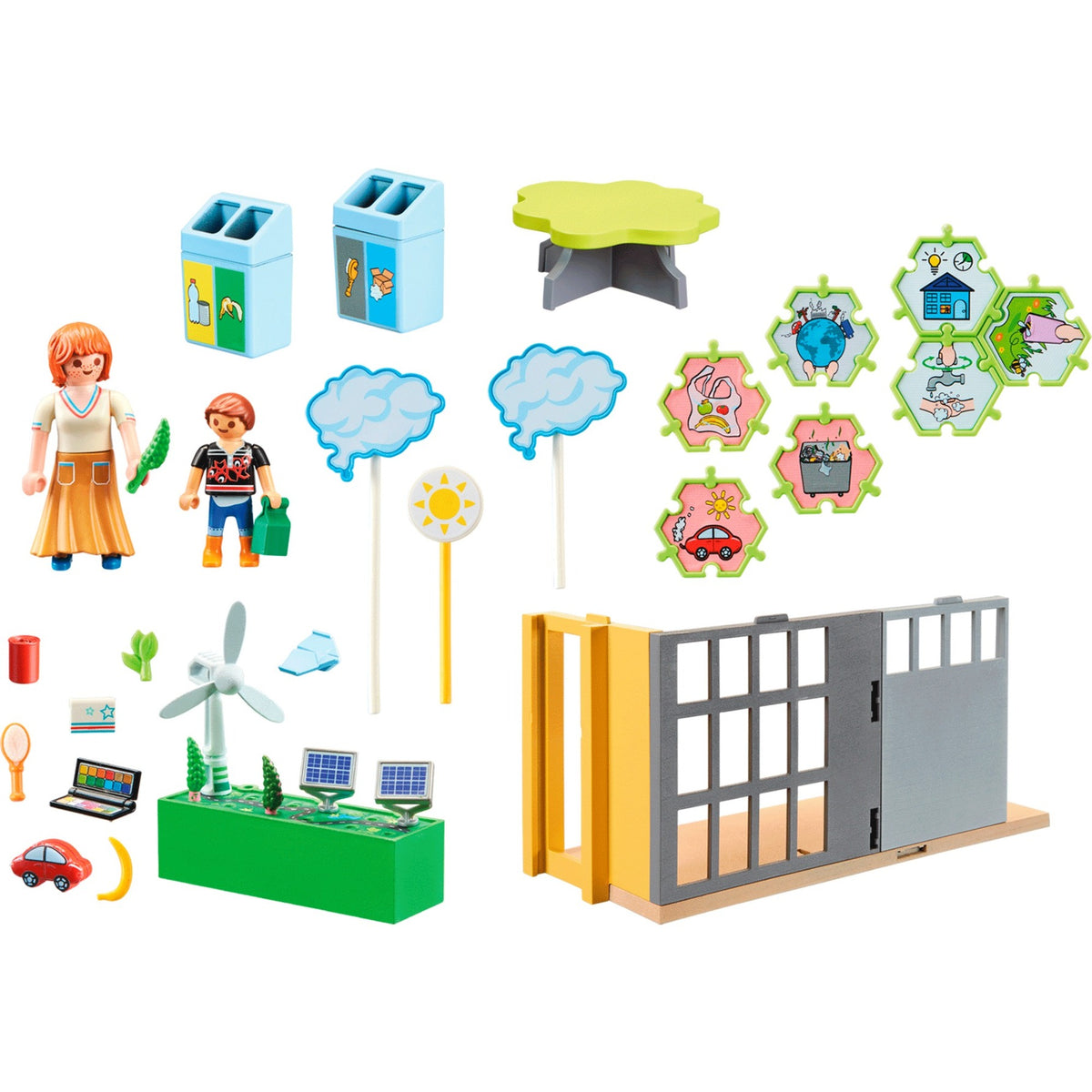 Playmobil miejskie życie - ekspansja nauki o klimacie zabawki konstrukcyjne (71331)