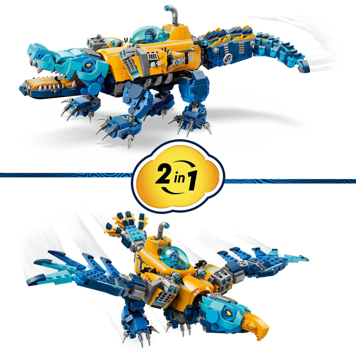 Lego Dreamzzz 71512 Łódź podwodna krokodyl