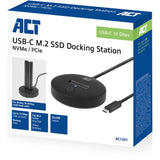 Act Connectivity Stacja dokująca M.2 NVMe PCIe SSD, USB-C 3.2 Gen2 (czarna)
