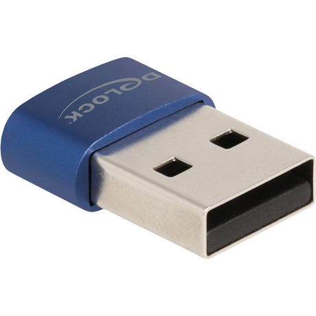 Delock Adapter USB 2.0 USB-A męski > USB-C żeński (niebieski)