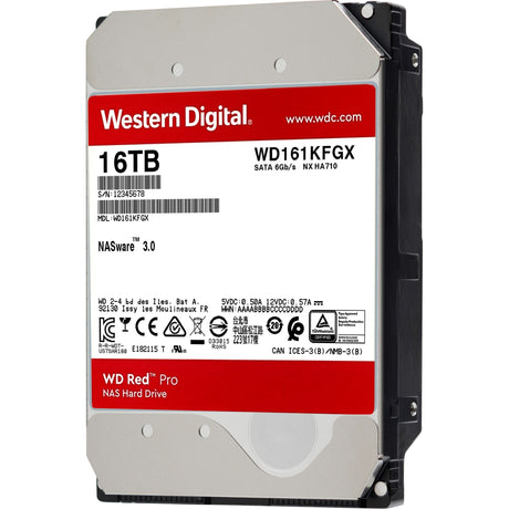 Dysk twardy WD Red Pro 16 TB (161kfgx, SATA 600, 24 7, AF)