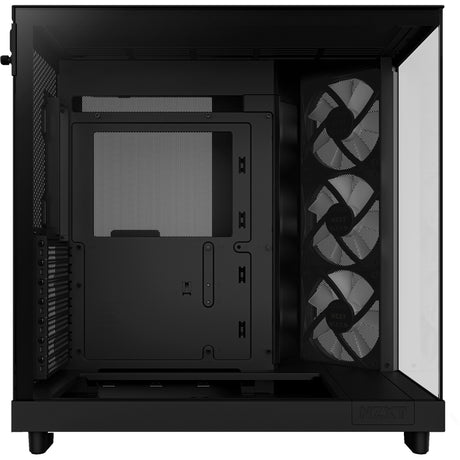 Obudowa midi tower Nzxt h6 flow rgb (czarna | 2x usb-a | 1x usb-c | rgb | szkło hartowane)