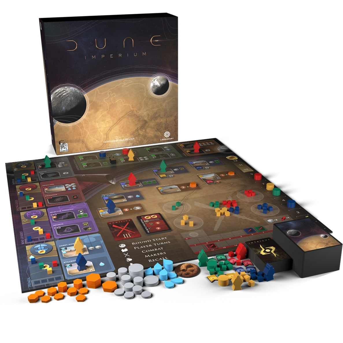 Asmodee Dune: gra planszowa Empire (angielski, 1–4 graczy, 60–120 minut, od 14 lat)